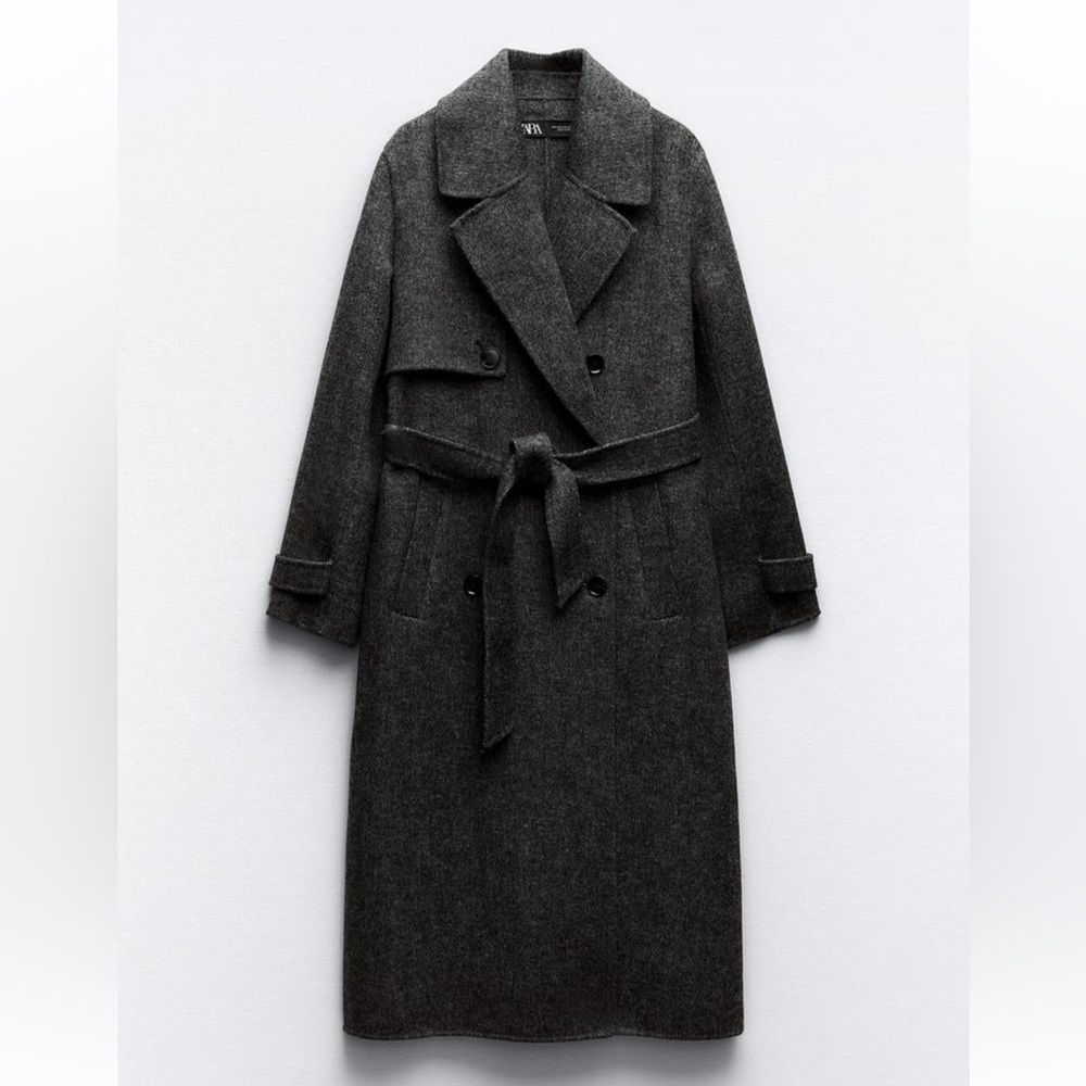 NWOT Zara belted coat